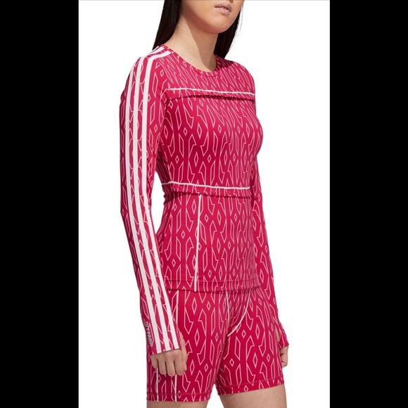 Snap Monogram Top Ivy Park Adidas Ivy Park Snap Monogram Top
